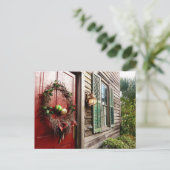 Carte postale "de porte de Noël" (Debout devant)