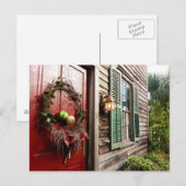 Carte postale "de porte de Noël" (Devant / Derrière)