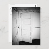 Carte postale de porte éffrayante (Devant / Derrière)