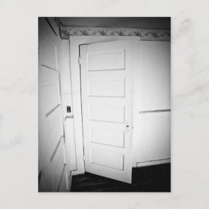 Carte postale de porte éffrayante