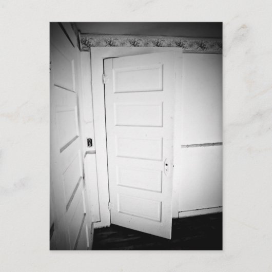 Carte postale de porte éffrayante (Devant)