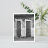 Carte postale de porte et fenêtre (Debout devant)