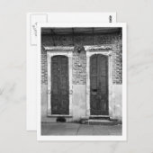 Carte postale de porte et fenêtre (Devant / Derrière)