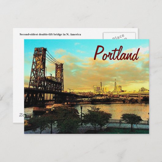 Carte postale de Portland (Devant / Derrière)