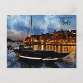 Carte postale de Porto de nuit (Devant)