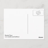 Carte postale de portrait de cheval (Dos)