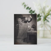Carte postale de portrait de fantôme victorien drô (Debout devant)