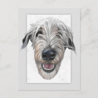 Carte postale de portrait dessiné à la main par le