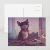 Carte postale de possum mignon (Devant / Derrière)