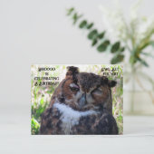 Carte postale de Postcrossing pour un anniversaire (Debout devant)