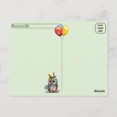 Carte postale de Postcrossing pour un anniversaire (Dos)