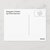 Carte postale de poulet à manger (Dos)