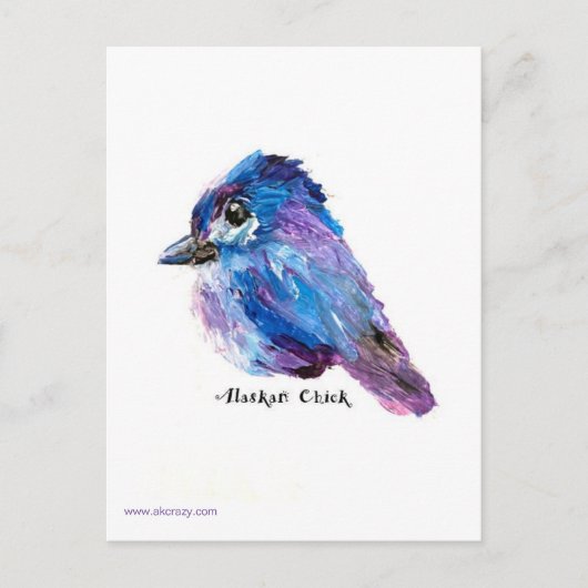 Carte postale de poulet de l'Alaska (Devant)