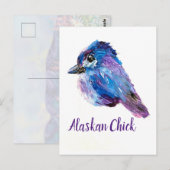 Carte postale de poulet de l'Alaska (Devant / Derrière)