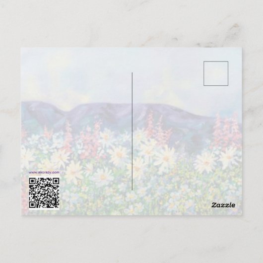 Carte postale de poulet de l'Alaska (Dos)