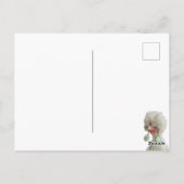 Carte postale de poulet Deck the Halls (Dos)