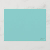 carte postale de poulpe (Dos)