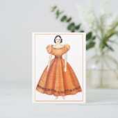 Carte postale de poupée victorienne antique (Debout devant)