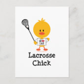 Carte postale de poussin de lacrosse (Devant)