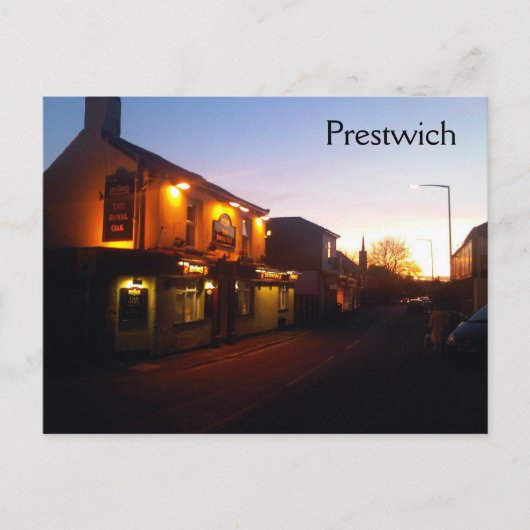 Carte postale de Prestwich Sunset (Devant)