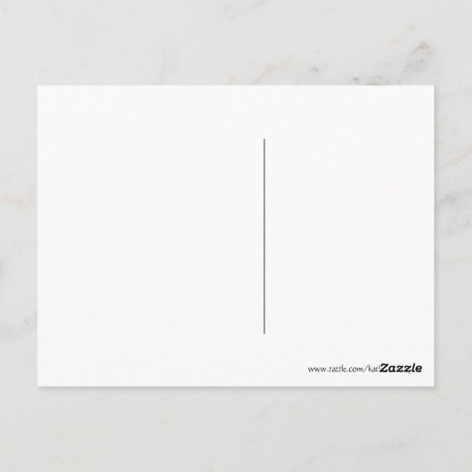 Carte postale de prière (Dos)