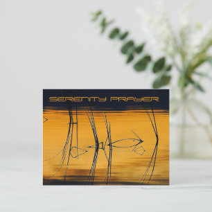 Carte postale de prière de sérénité