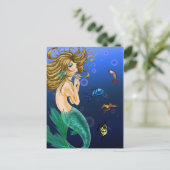 Carte postale de prière d'une sirène (Debout devant)