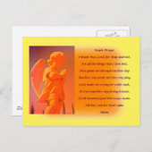 Carte postale de prière simple (Devant / Derrière)