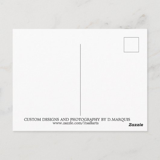 CARTE POSTALE DE PRINTEMPS BEE (Dos)