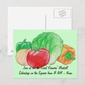 Carte postale de produits frais (Devant / Derrière)