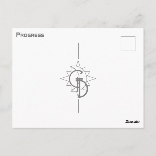 Carte postale de progression (Dos)