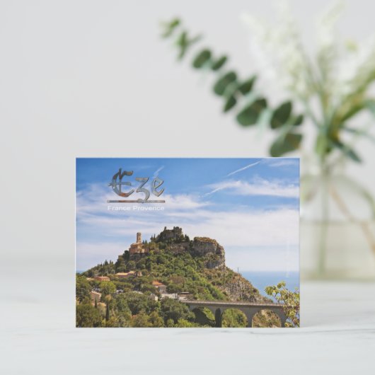 Carte postale de Provence, Eze (Debout devant)