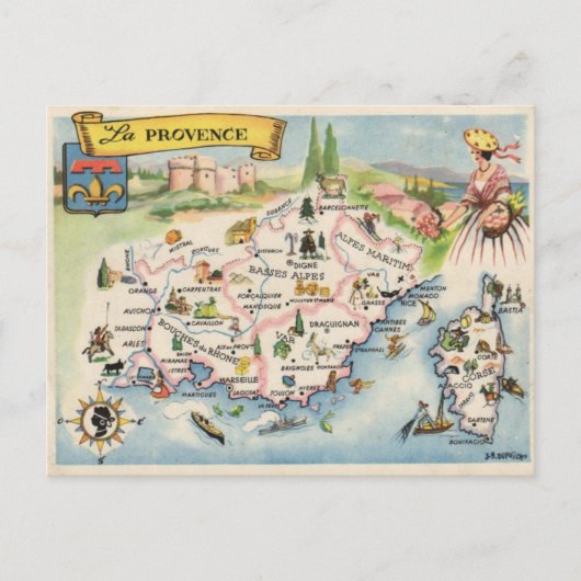 Carte postale de Provence France (Devant)