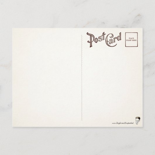 Carte postale de publicité de commande par courrie (Dos)