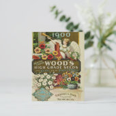 Carte postale de publicité de graines anciennes (Debout devant)