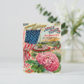 Carte postale de publicité de graines anciennes (Debout devant)