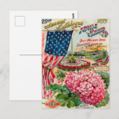 Carte postale de publicité de graines anciennes (Devant / Derrière)