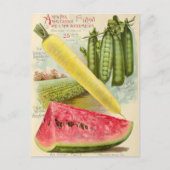 Carte postale de publicité de graines anciennes (Devant)