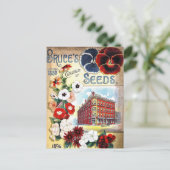 Carte postale de publicité de graines anciennes (Debout devant)