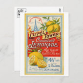 Carte postale de publicité vintage (Devant / Derrière)