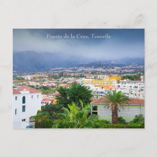 Carte postale de Puerto de la Cruz, Tenerife (Devant)