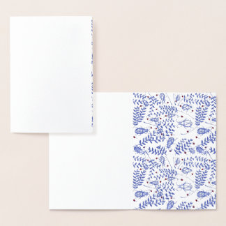 Carte postale de punaise et de fraise