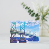 Carte postale de Quad Cities USA (Debout devant)