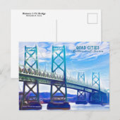 Carte postale de Quad Cities USA (Devant / Derrière)