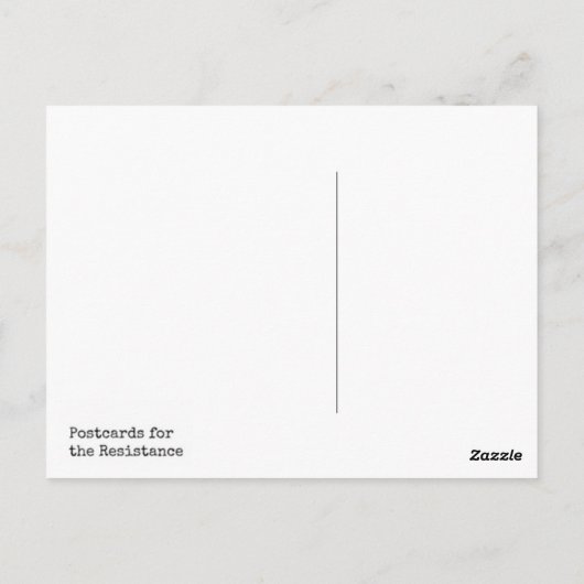 Carte postale de qualité (Dos)