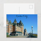 CARTE POSTALE DE QUÉBEC (Devant / Derrière)