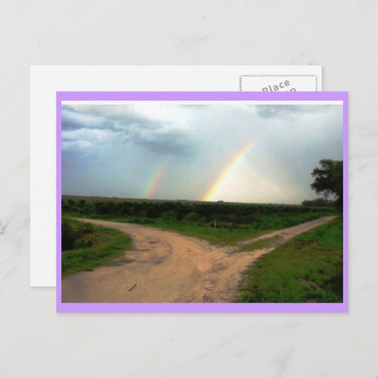 CARTE POSTALE DE QUELLE MANIÈRE, DOUBLE PLANCHE À CROISER (Devant / Derrière)