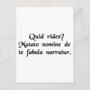 Carte Postale De quoi ris-tu ? Changez juste le nom....