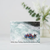 Carte postale de Rafting d'eau blanche (Debout devant)