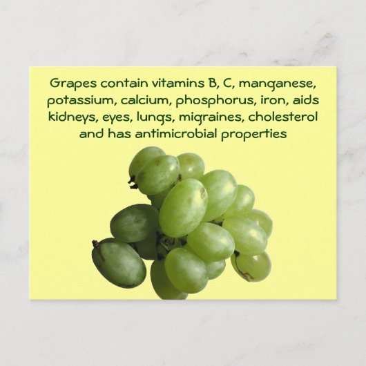 Carte postale de raisins (Devant)